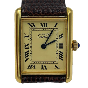 Must De Cartier Tank Quartz Wristwatch