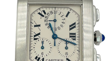 Cartier 2303 Tank Francaise Chronoflex Quartz Men’s Large Watch