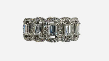 Namdar Diamond White Gold Band Ring