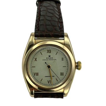 Rolex Yellow Gold Bubble Back Wristwatch - Jacob's Diamond and Estate Jewelry