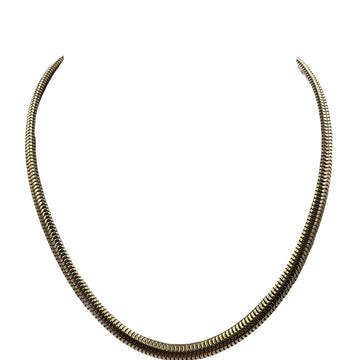 Snake Chain Yellow Gold Necklace 16" Long - Jacob's Diamond and Estate Jewelry