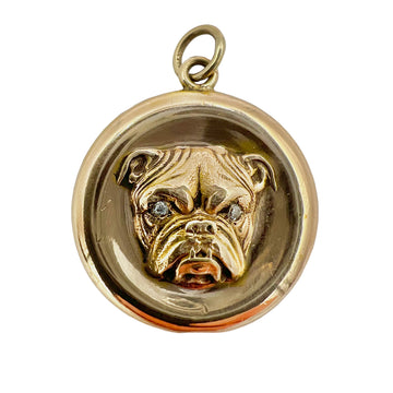 Victorian Bulldog Gold Locket - Jacob's Diamond and Estate Jewelry