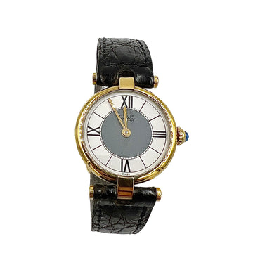 Cartier Vendome Must De Cartier Vermeil Wristwatch