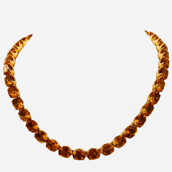 H. Stern Citrine Riviera Yellow Gold Necklace