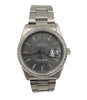 1989 Rolex Datejust Oyster Perpetual Gray Dial Stainless Steel Watch