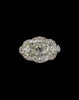 Edwardian Old Mine Cut Diamond Three Stone Platinum Ring Circa 1910