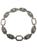 Art Deco Filigree Diamond 14k White Gold Platinum Bracelet Circa 1930s