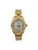 Rolex Lady Datejust 18k Yellow Gold Wristwatch Mother Of Pearl Dial