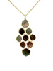 Ippolita Mother Of Pearl Diamond Yellow Gold Reversible Pendant Necklace