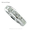 Tiffany & Co Lucida Cut Diamond Platinum Eternity Ring Size 5 3/4