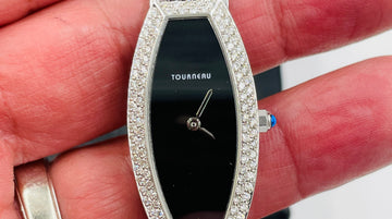 Tourneau Diamond White Gold Ladies Wristwatch