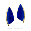 Lapis Lazuli Yellow Gold Earrings