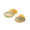 Art Nouveau Double Sided Yellow Gold Cufflinks