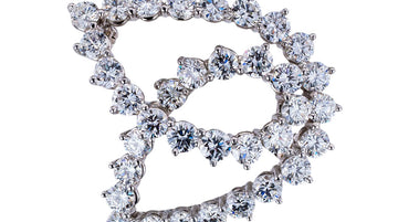 Tiffany & Co Diamond Platinum Brooch