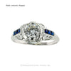 Art Deco Half Carat Diamond Platinum Engagement Ring